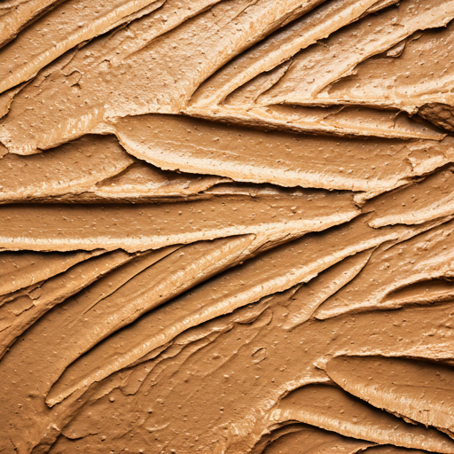 Mud texture close up